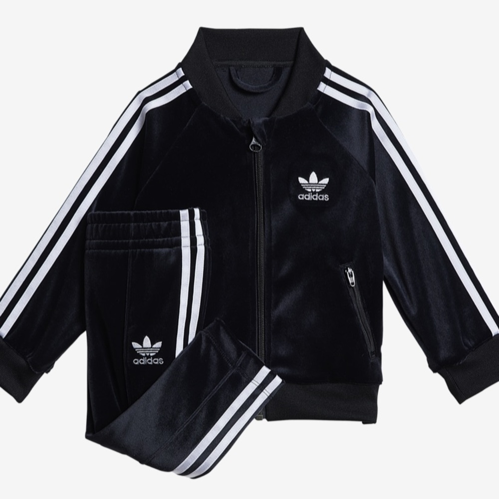 VELOUR ADIDAS SWEATSUIT TODDLER